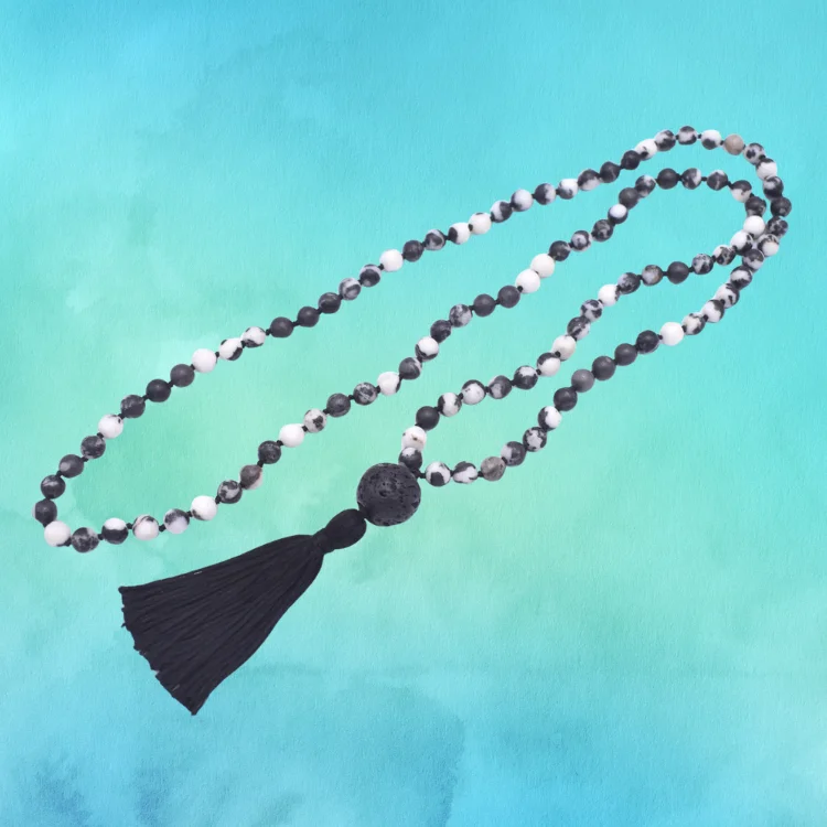 BLACK ZEBRA JASPER STONE